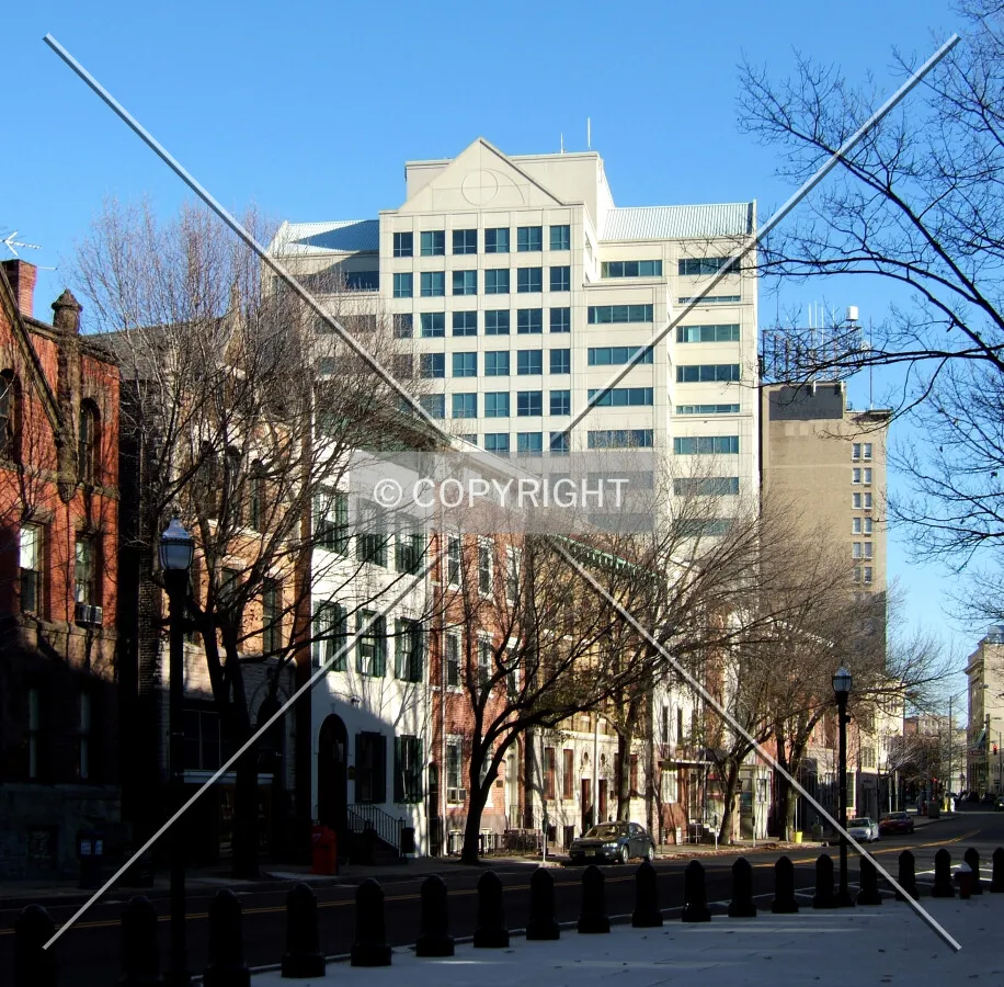 View from the west along State Street