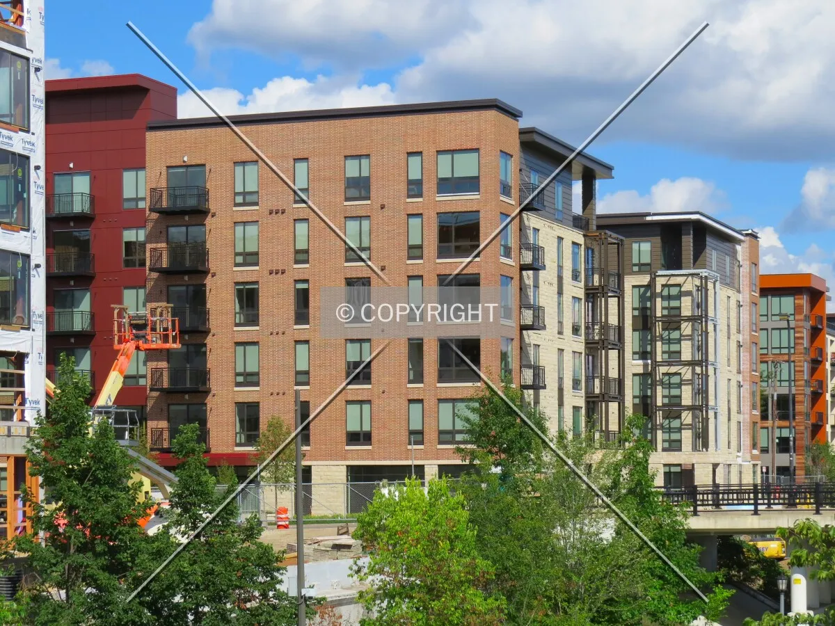 View to the northeast from West 29th Street