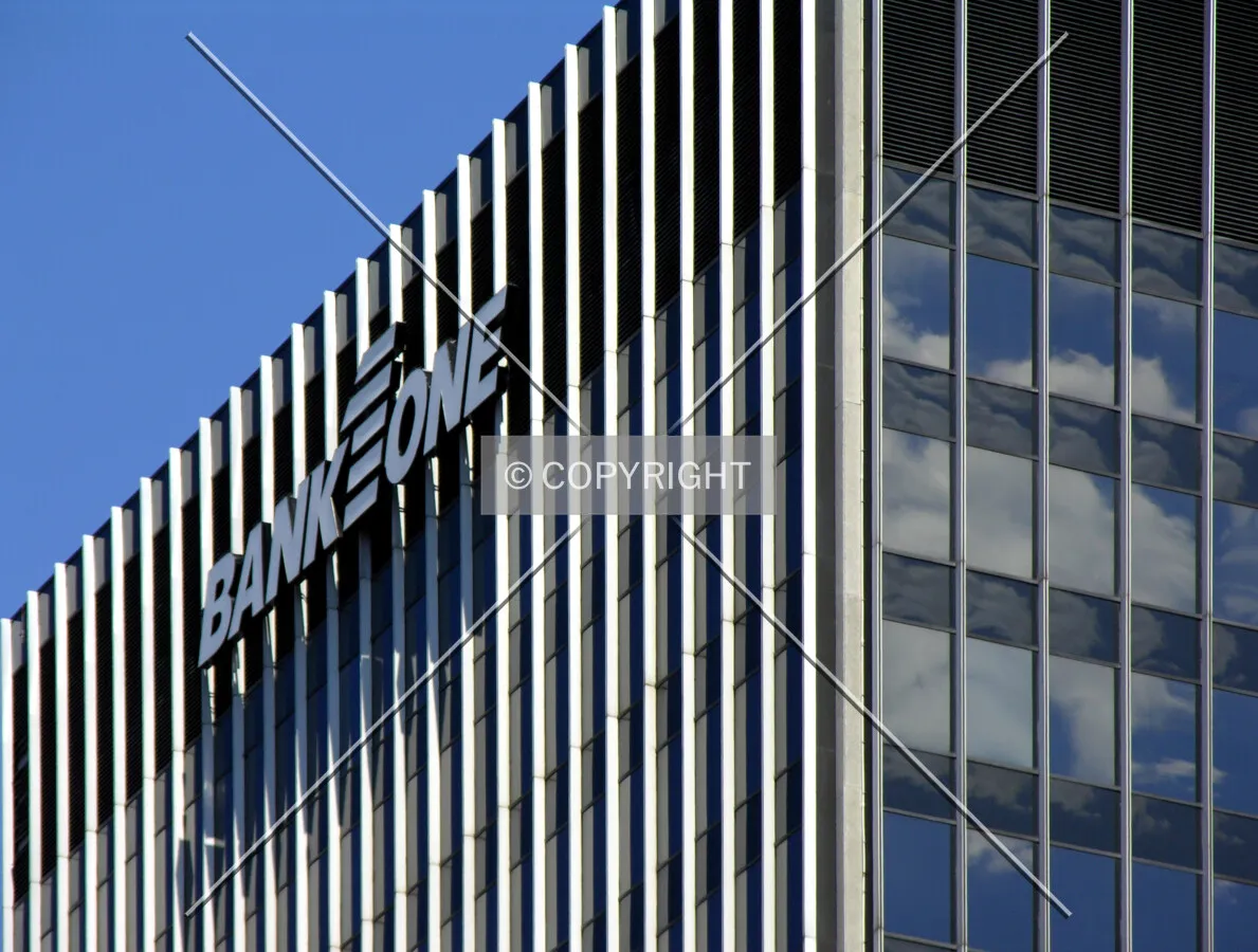 Signage atop the northern side