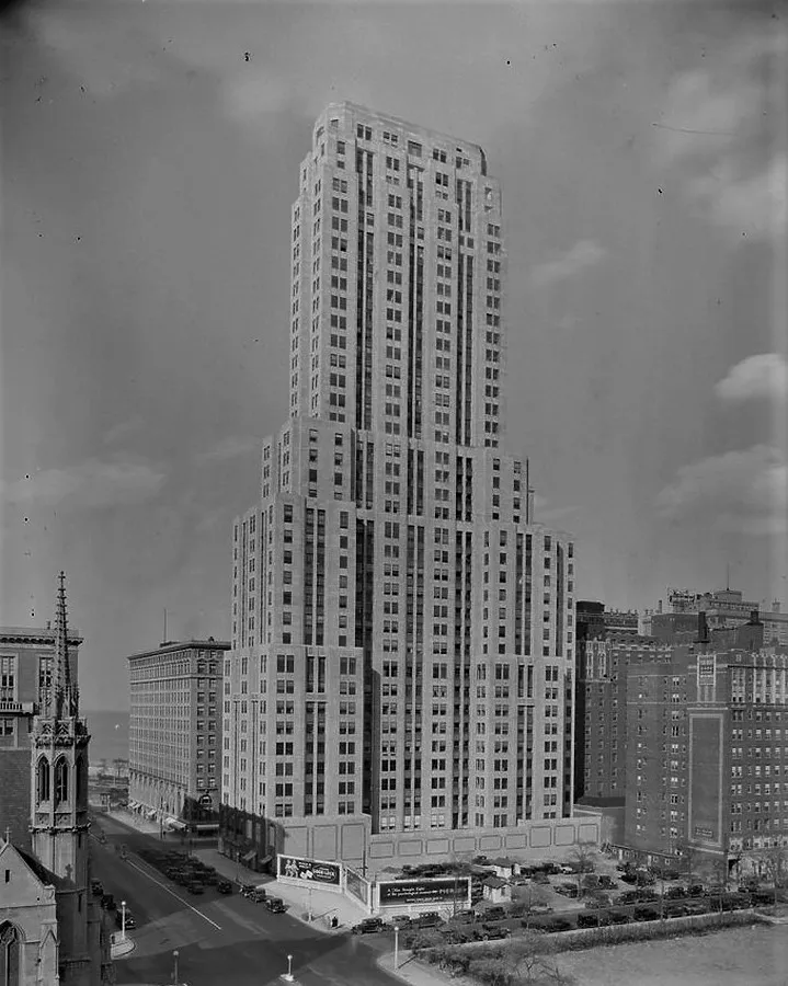 Vintage view from the southwest