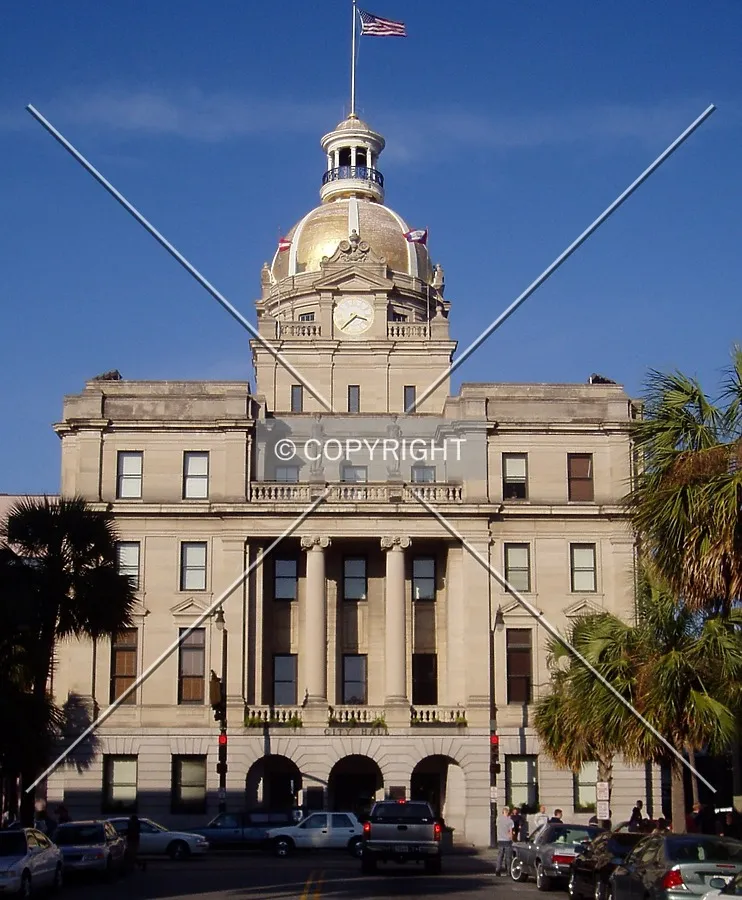 Front from the south on Bull Street