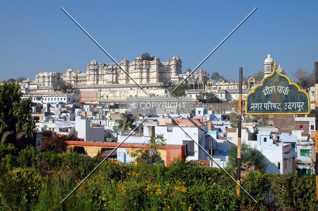 Distant view from the east