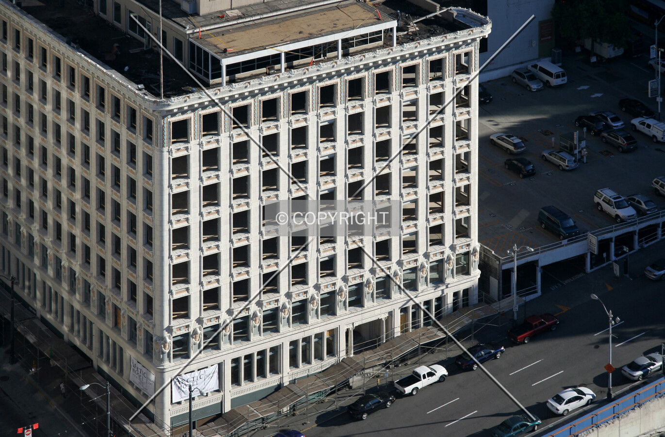 As seen from Smith Tower