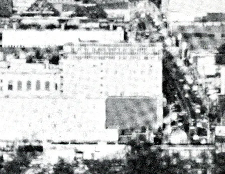 View from the southeast