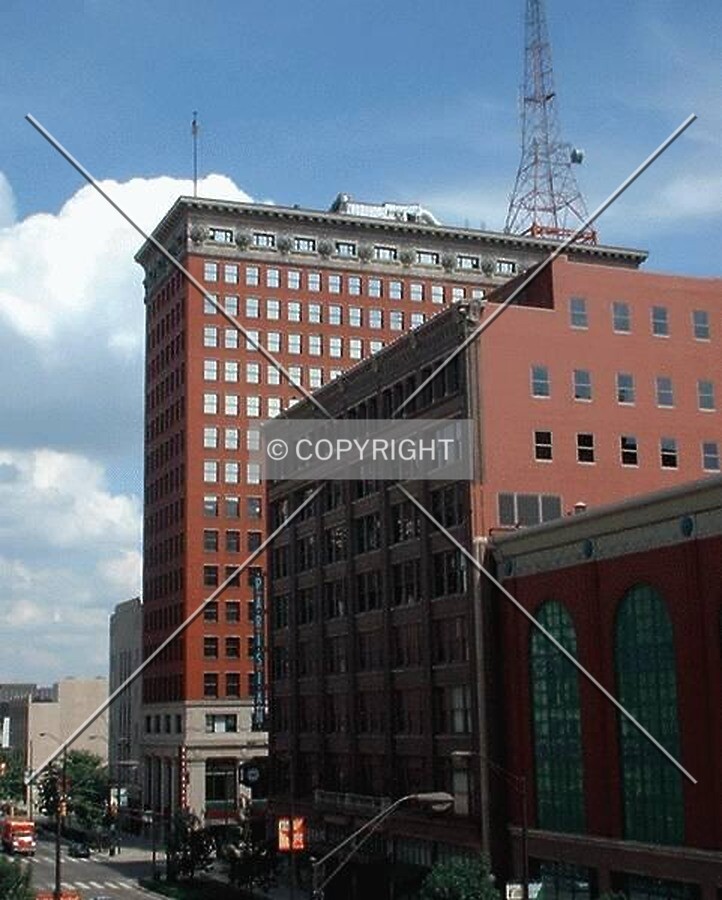 From the Artsgarden, view to the East along Washington Street