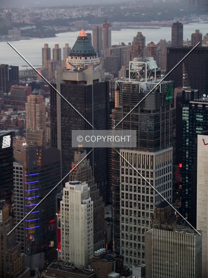 Dusk view from Empire State Building