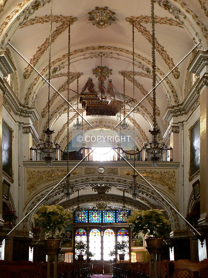 Looking back to the choir