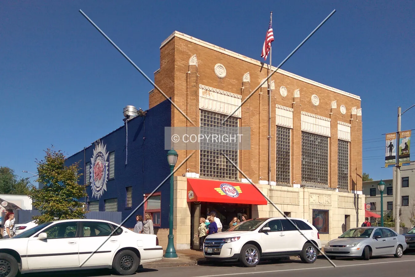 View from the southwest across Delmar Boulevard; October 17, 2014