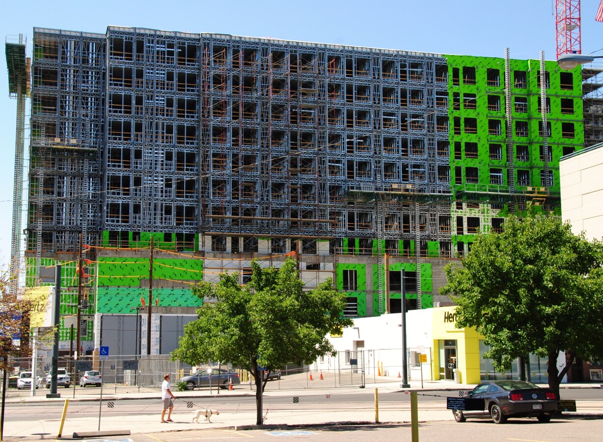 View from the southeast