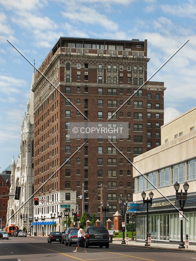 View to the south along Grand Boulevard