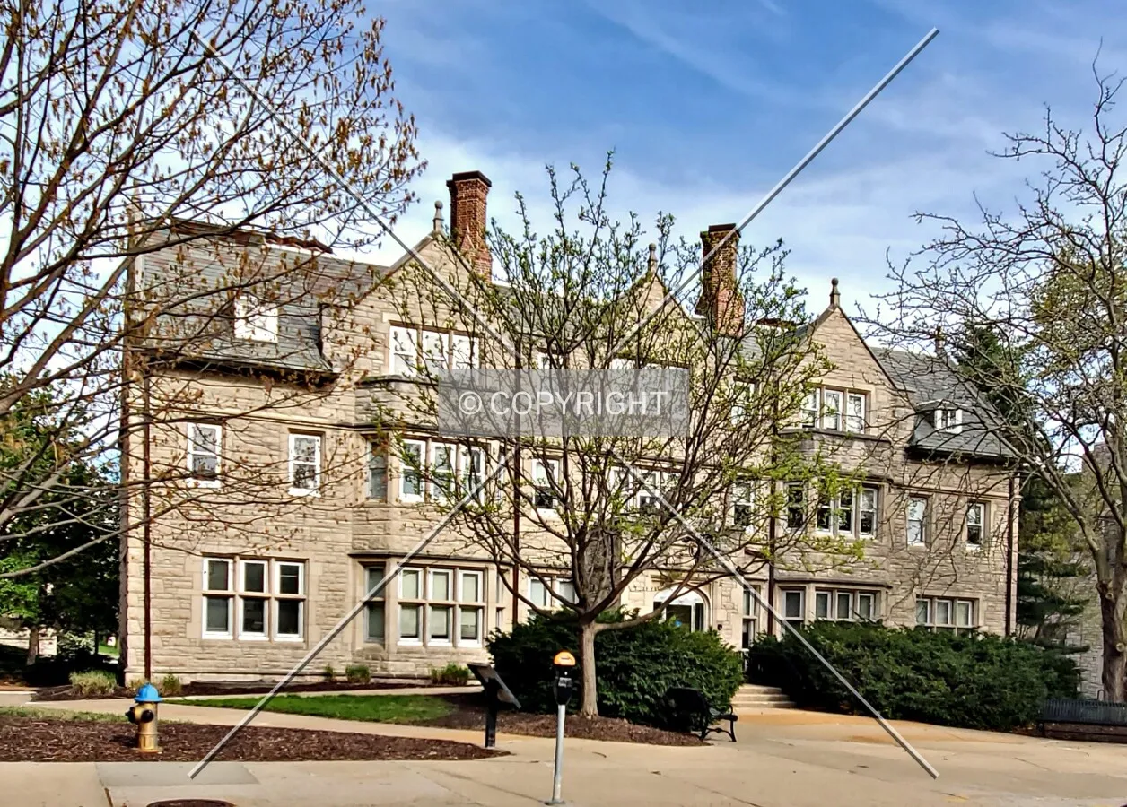 Northwest view; April 13, 2020