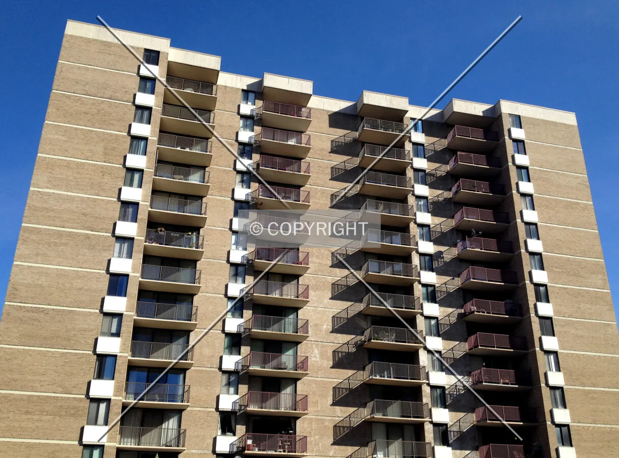 From Monroe Place to the northwest