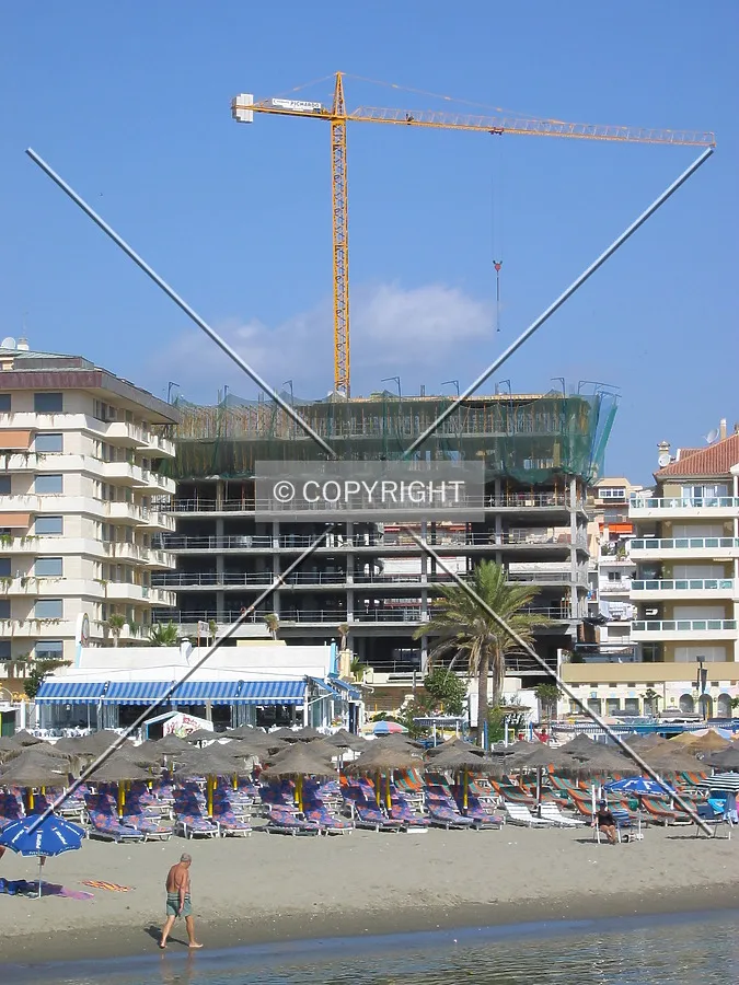 Zoomed view from the east end of the port