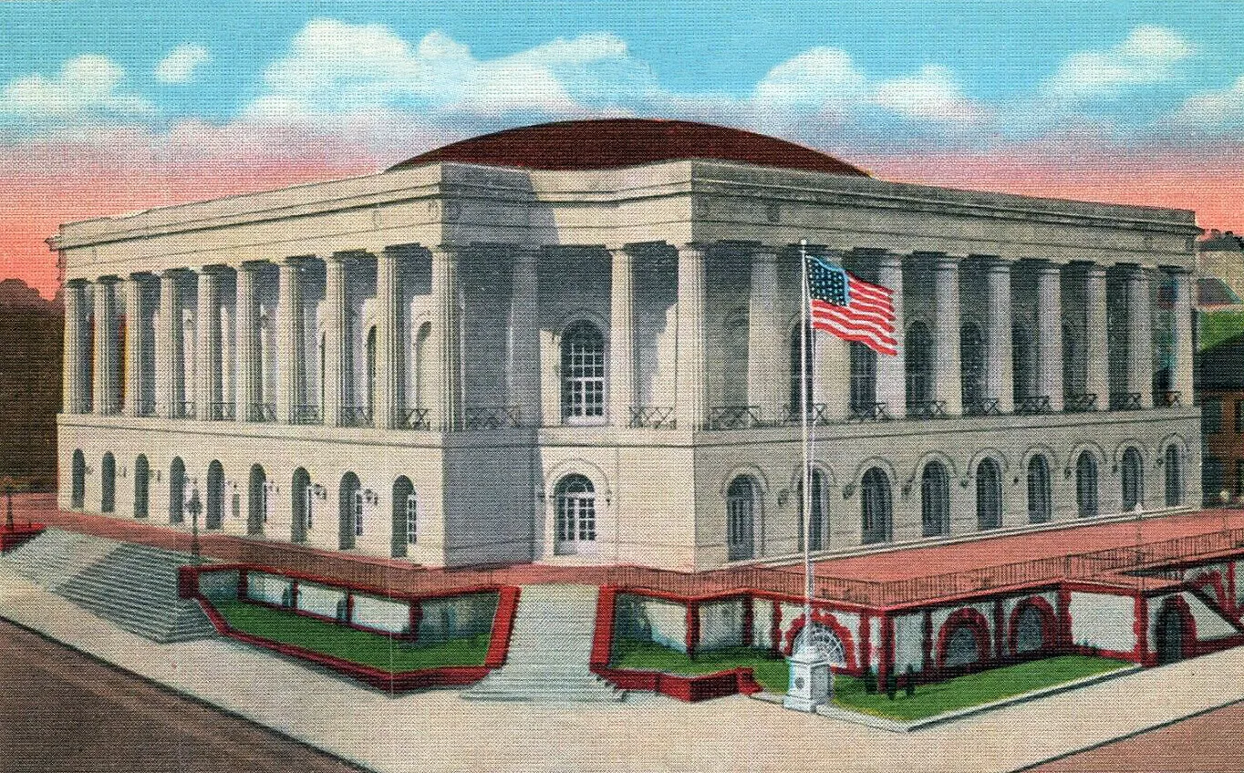 Vintage view from the east