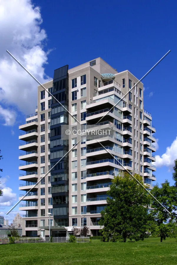 South western elevation viewed from nearby park