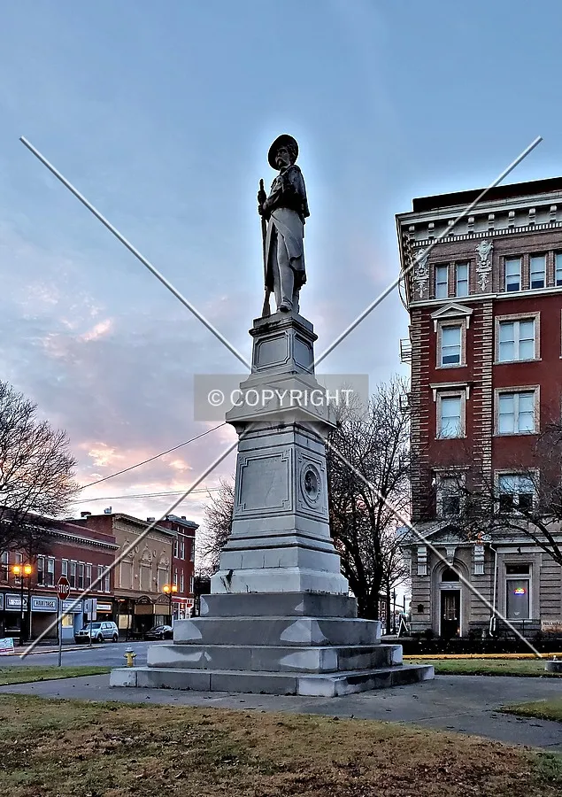 Early morning view from the northwest; January 2, 2021