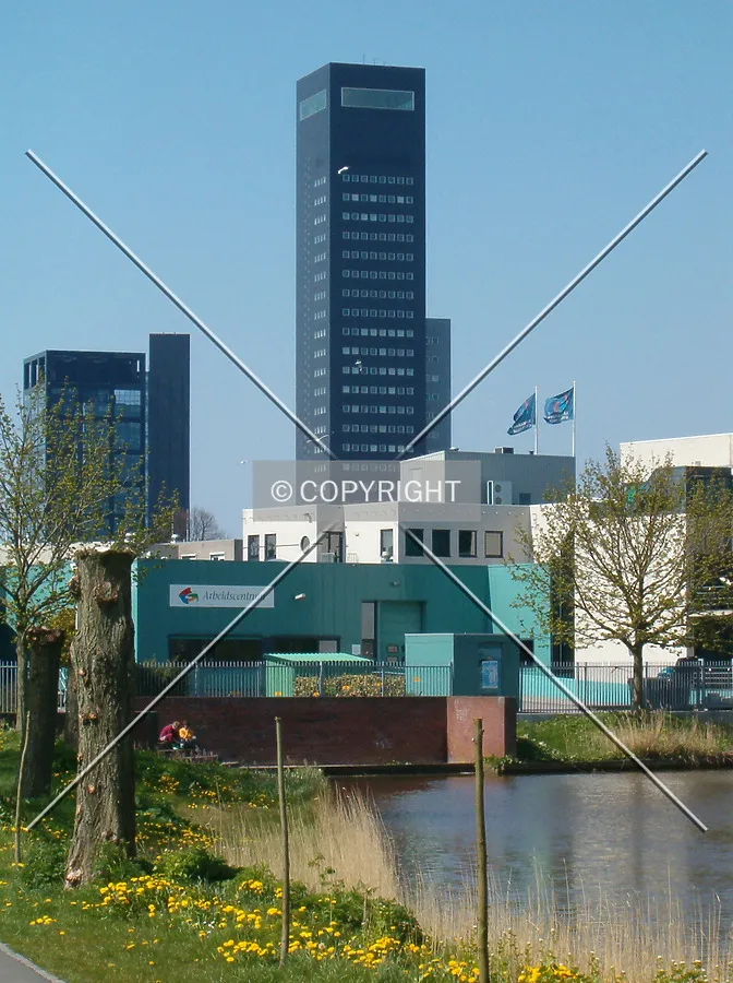 View from a nearby business park
