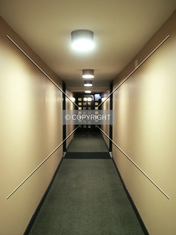 Corridor on a typical residential floor