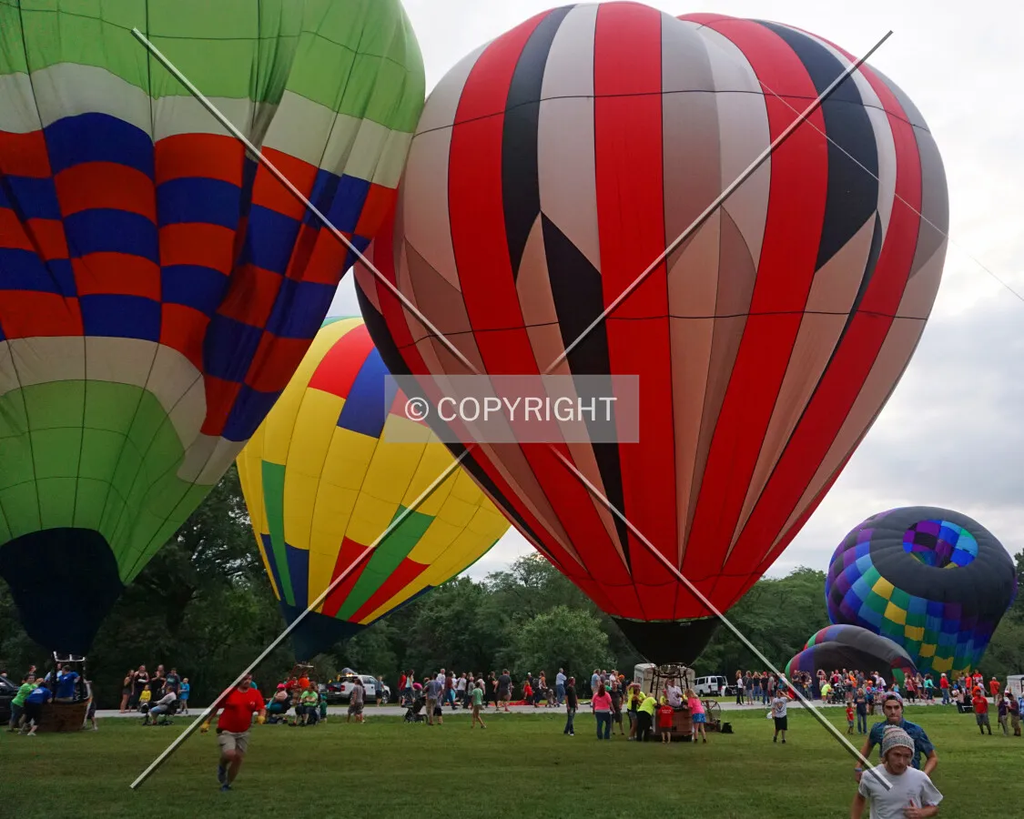 Hot air balloons; August 20, 2016