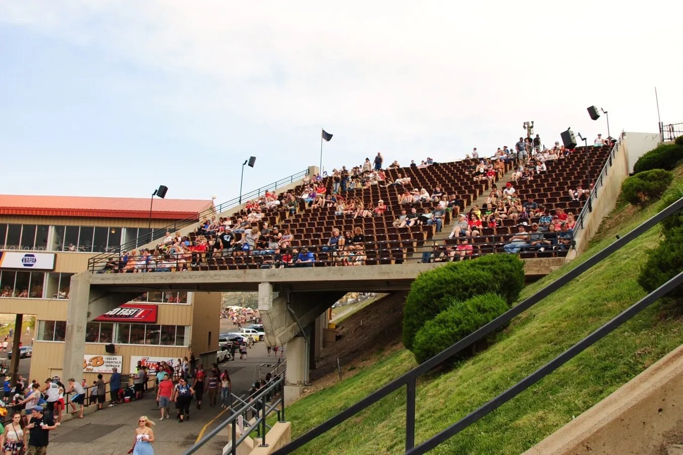 VIP grandstands