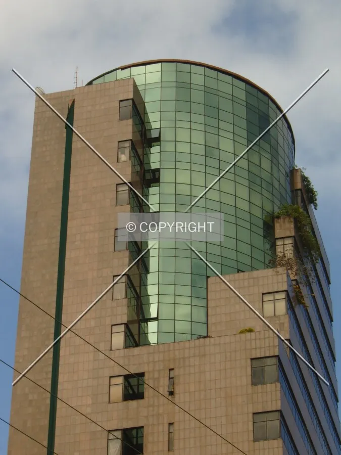 Glass detail from the north