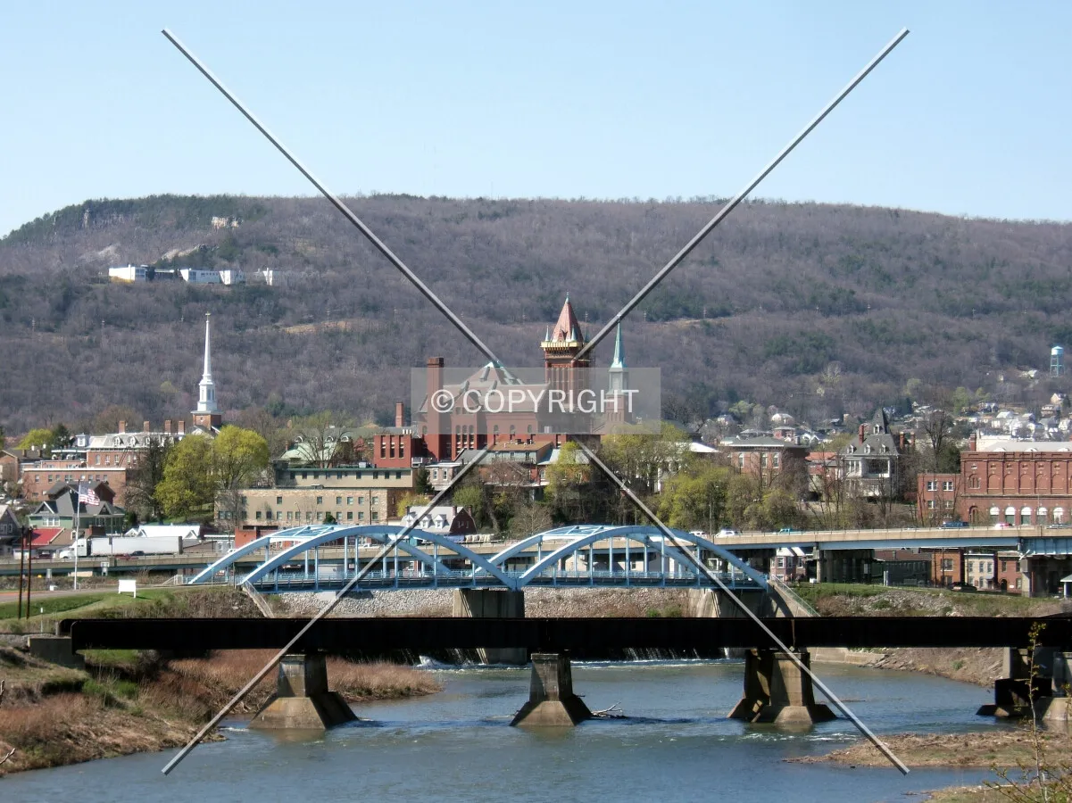 Downtown from the south
