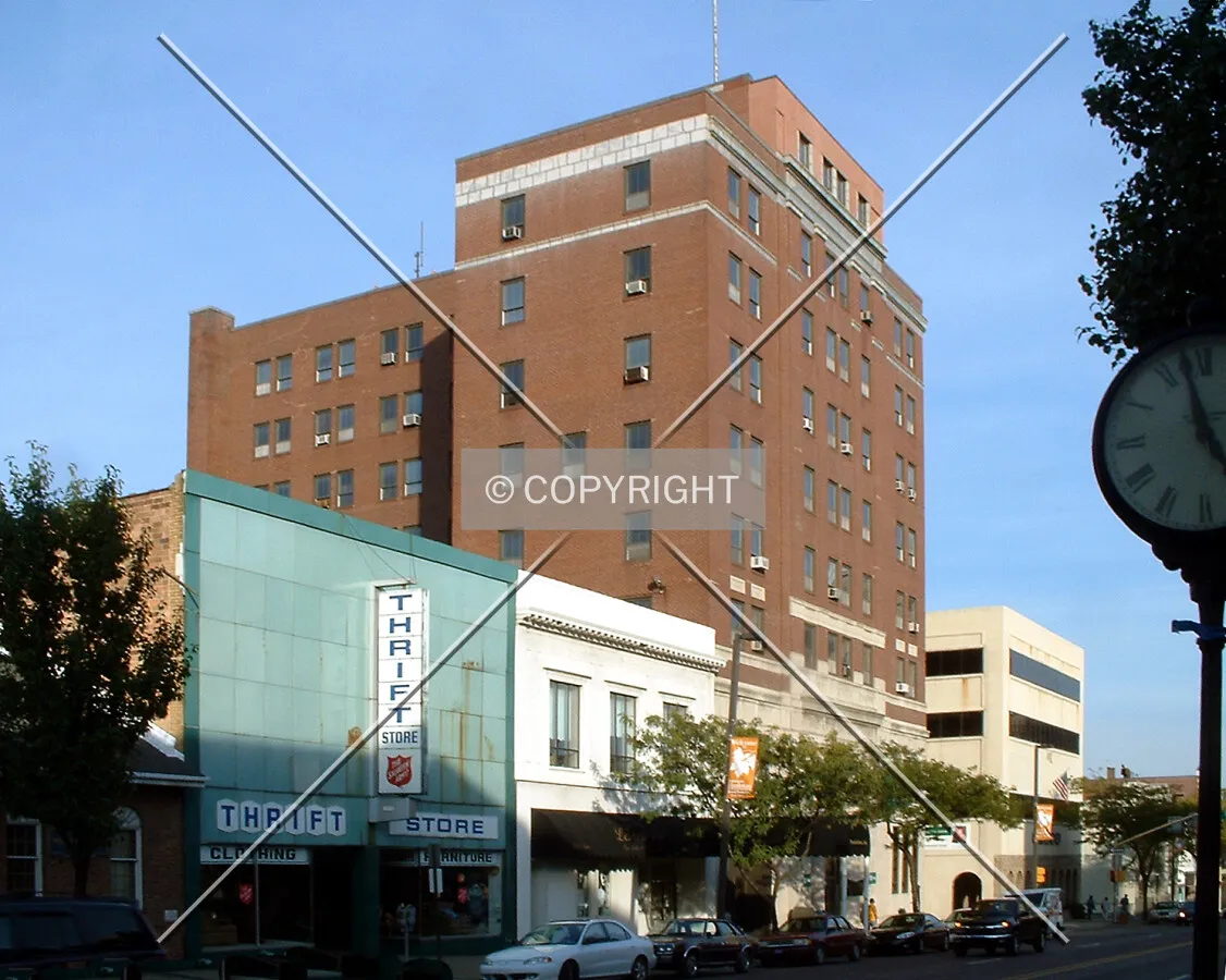 View from the west along Broad Street