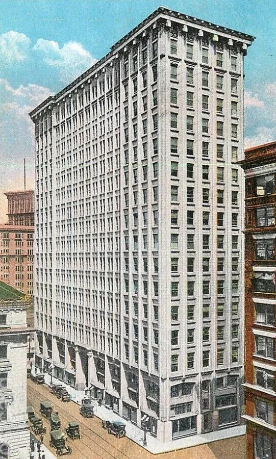 Vintage view from the southwest