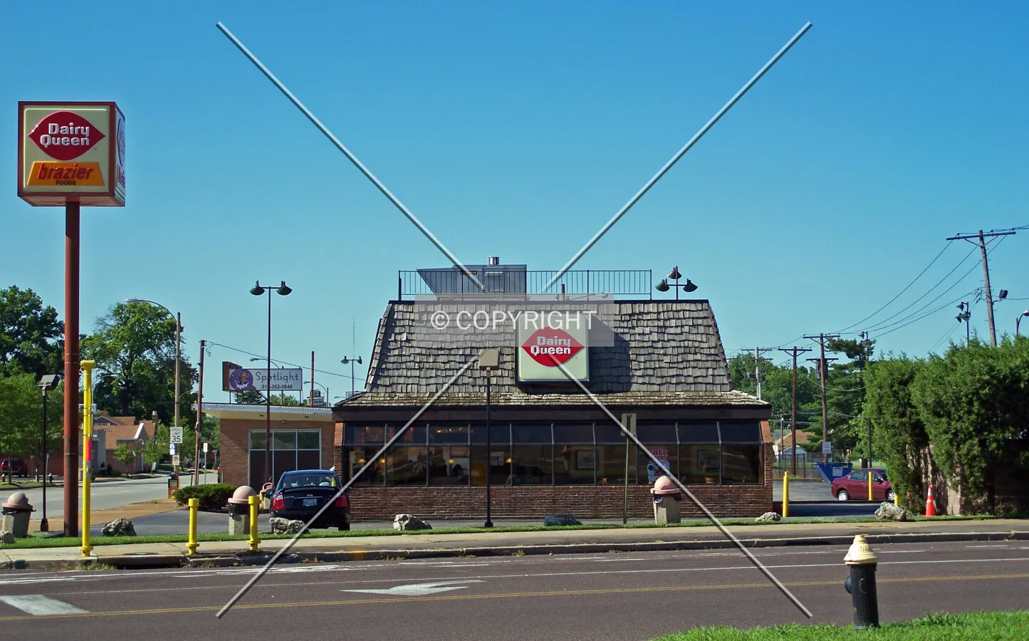 View from the north