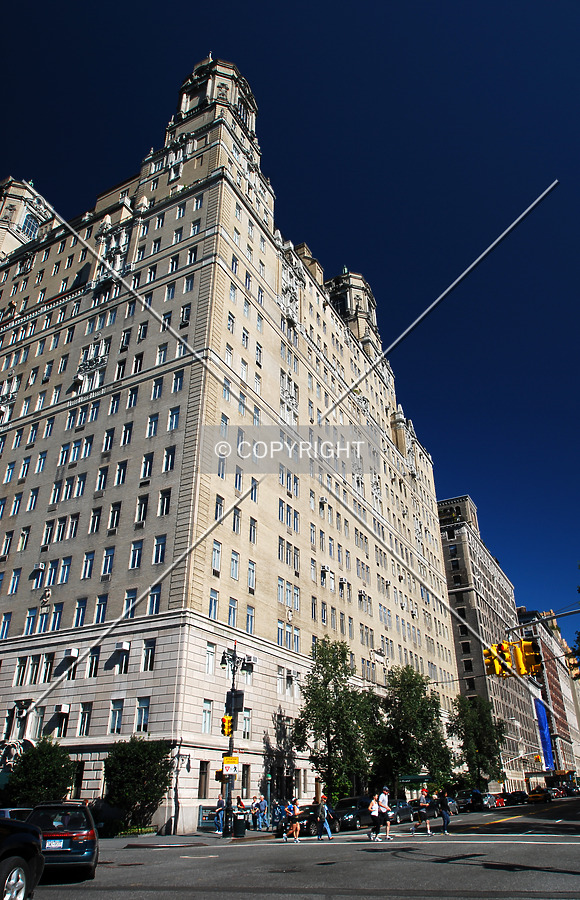 View along Central Park West