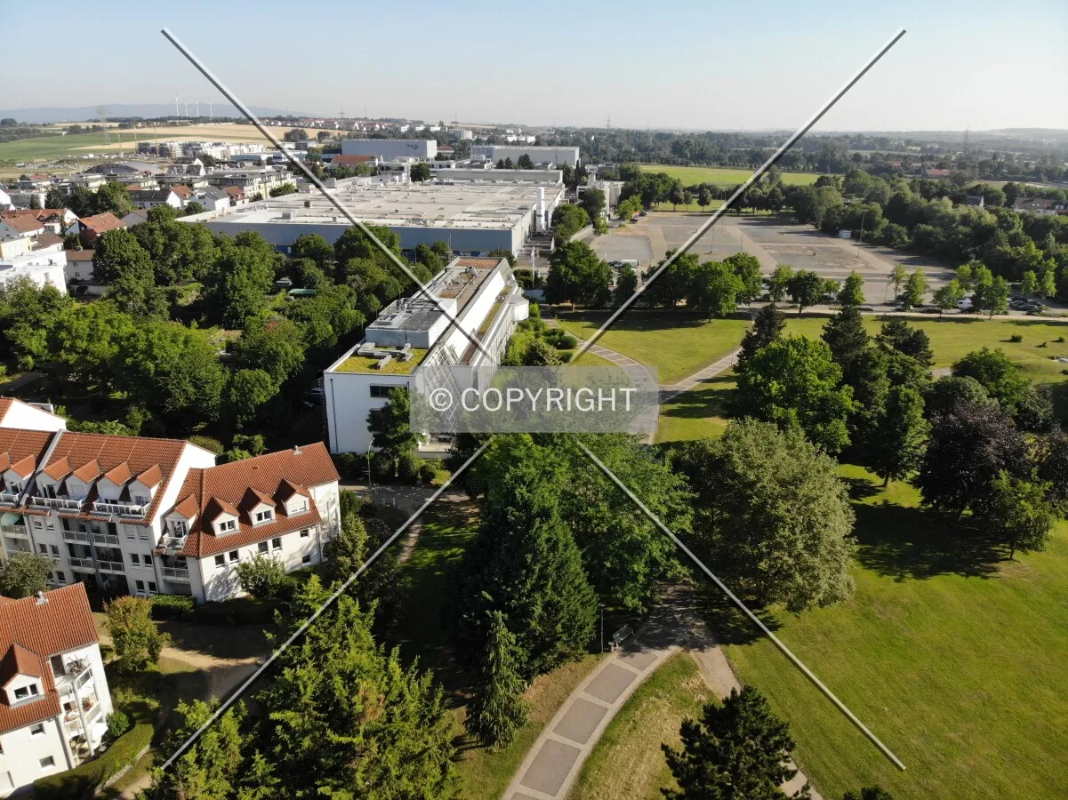 View over Bad Vilbel, Hessen