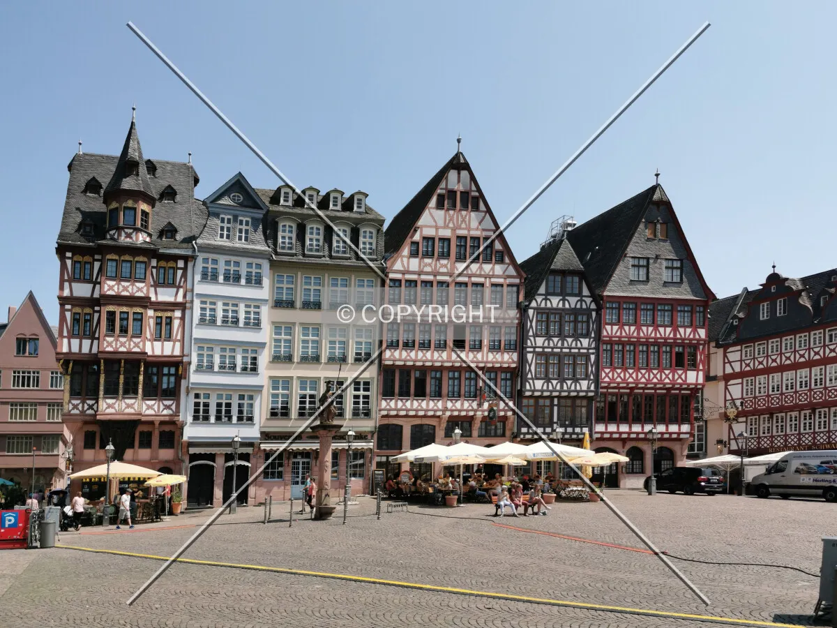 Ostzeile Römerberg in Frankfurt