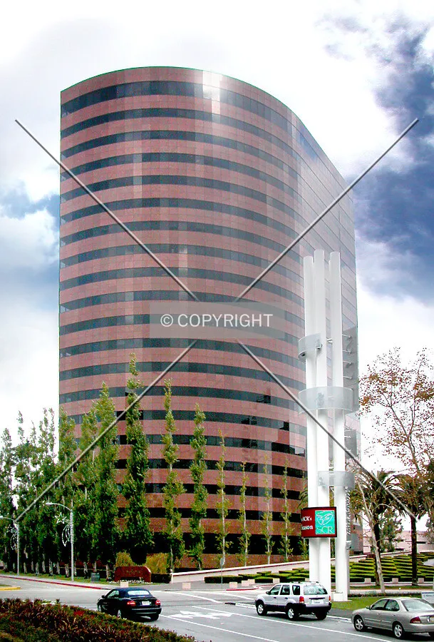 Curved facade on its southwest corner