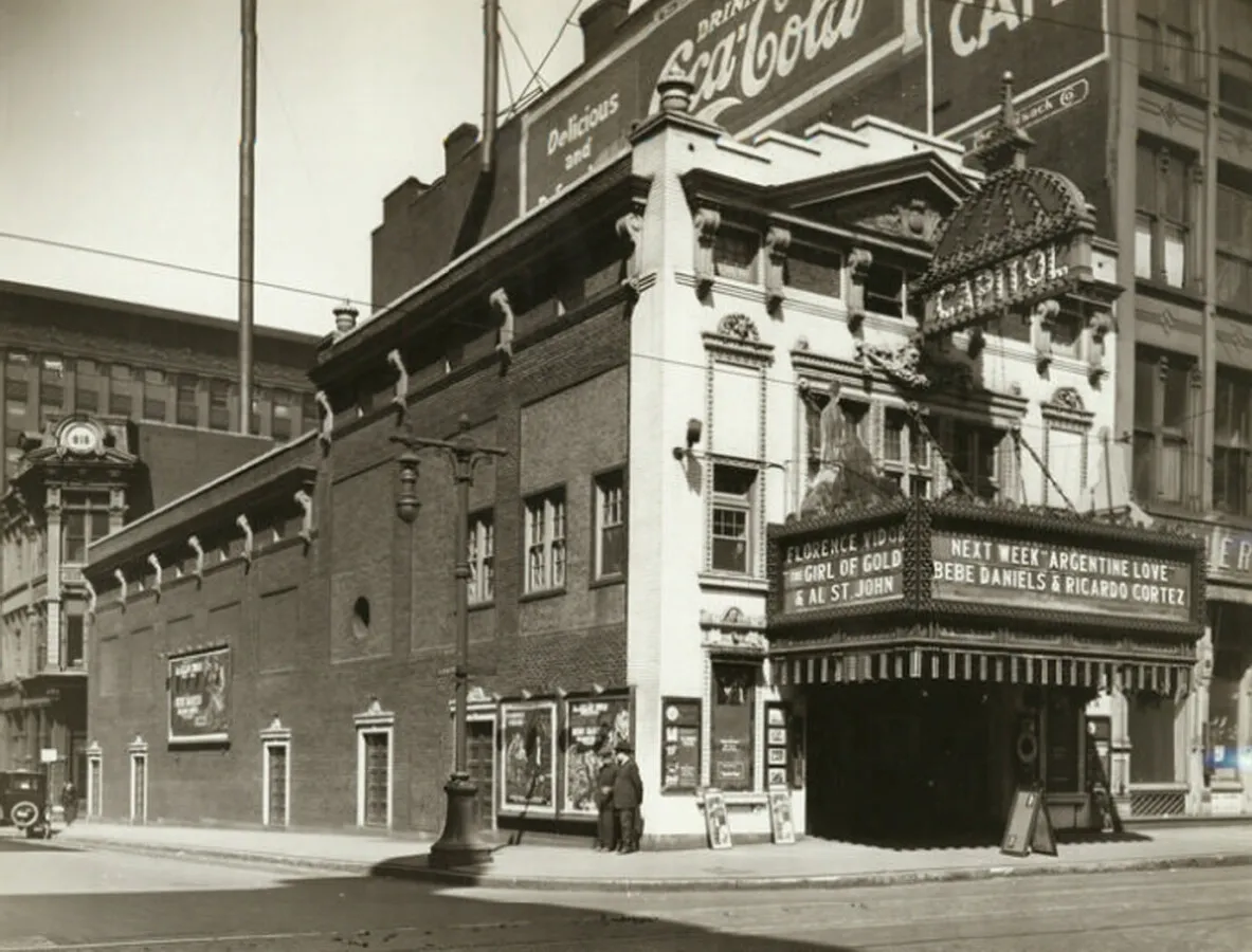 Vintage view from the southeast