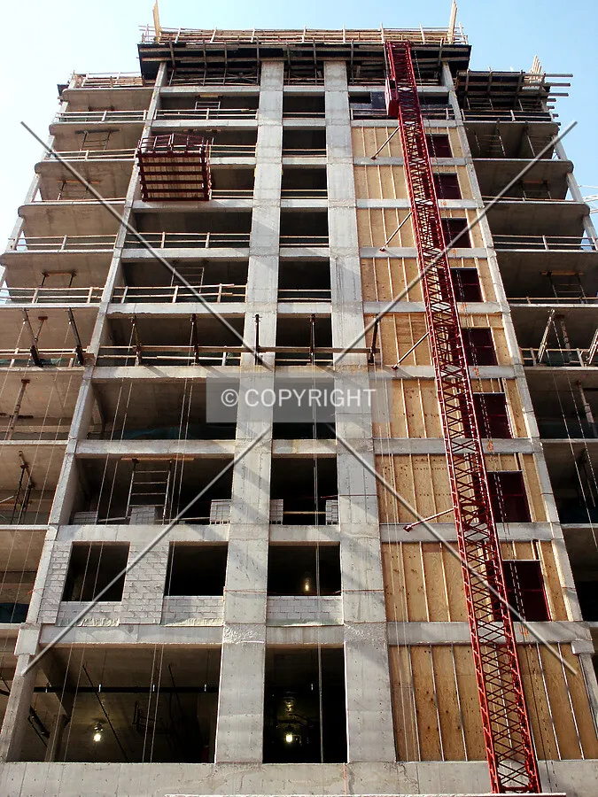 Looking up the south side