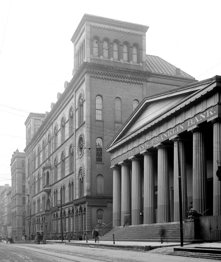View from the east