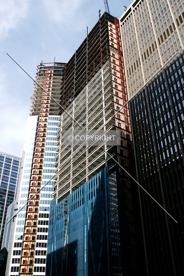 Looking up from the southwest