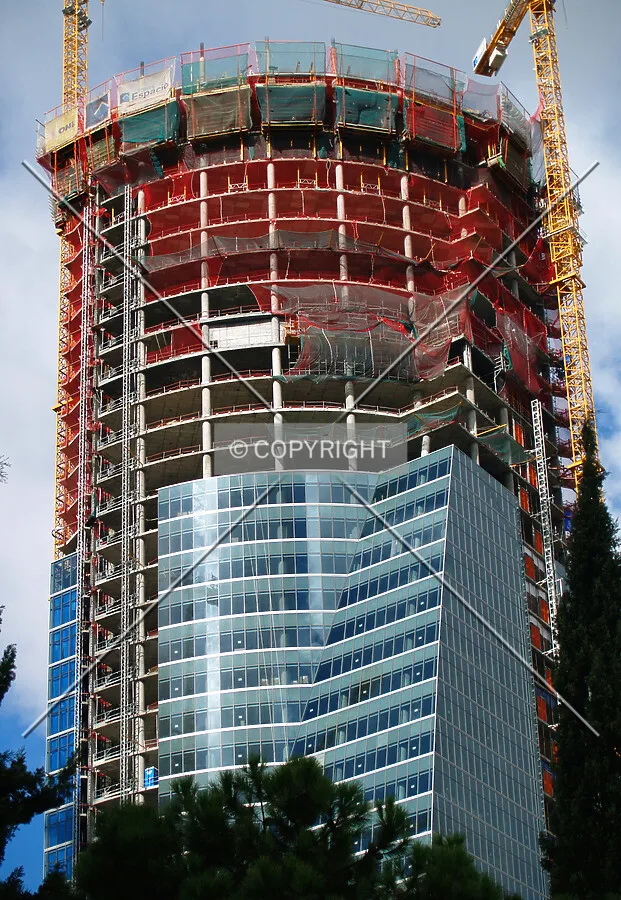 Looking up from the southeast