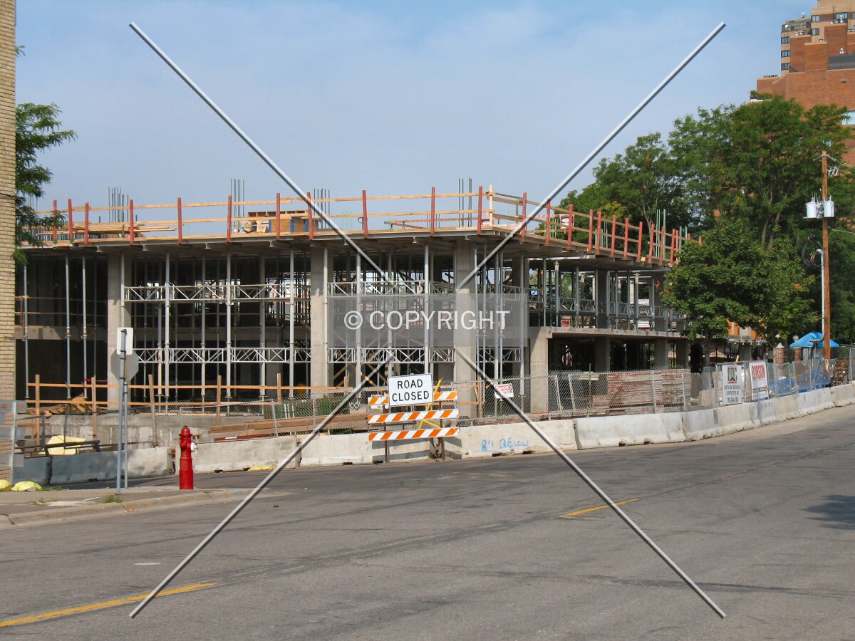 View to the west along 2nd Street SE