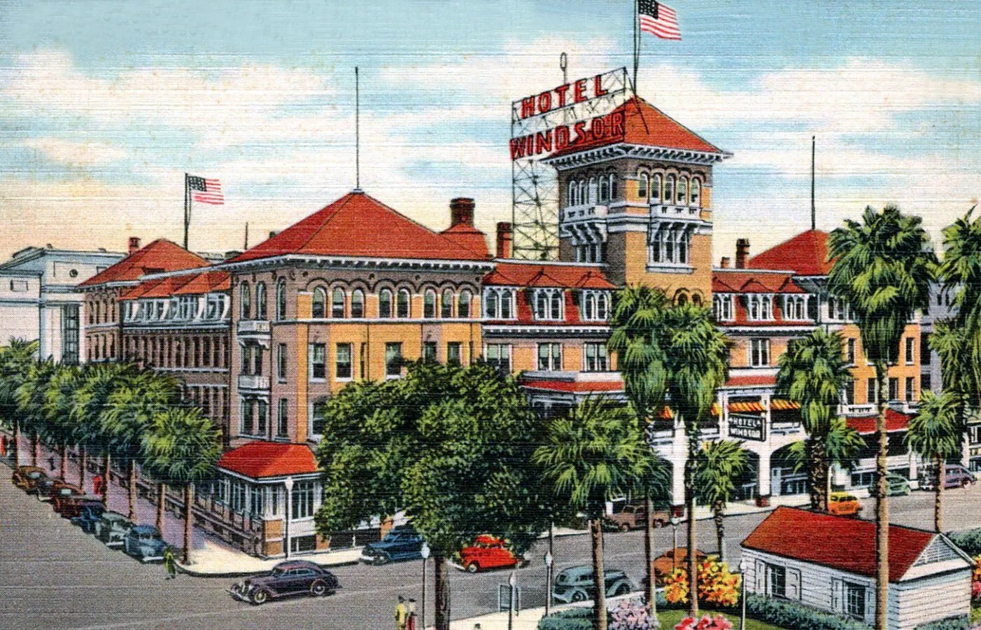 View from the southeast