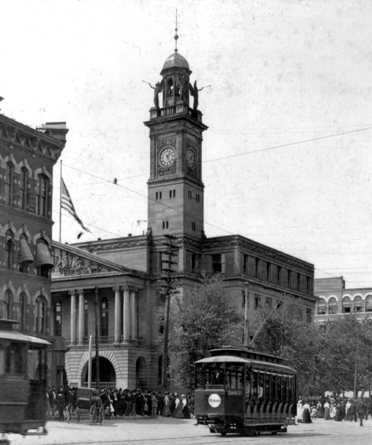 Vintage view from the southeast