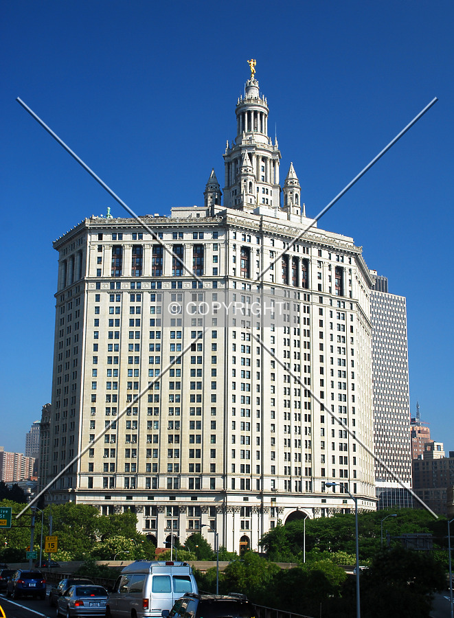 Viewed from the Brooklyn Bridge