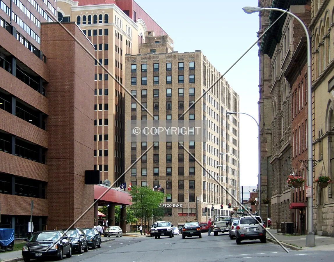View from the northeast along Lodge Street