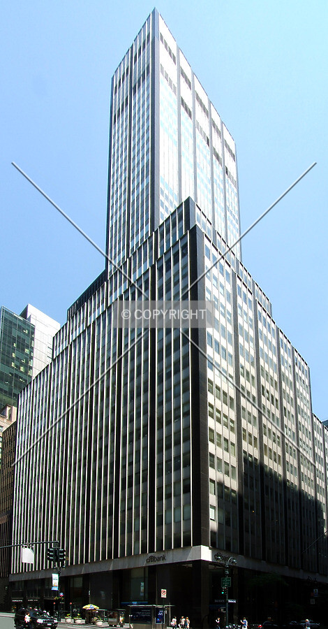 View from the southeast at 42nd Street and Madison Avenue