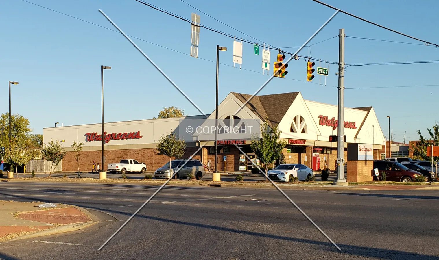 Northwest view; October 5, 2019