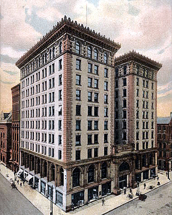 Vintage view from the northeast