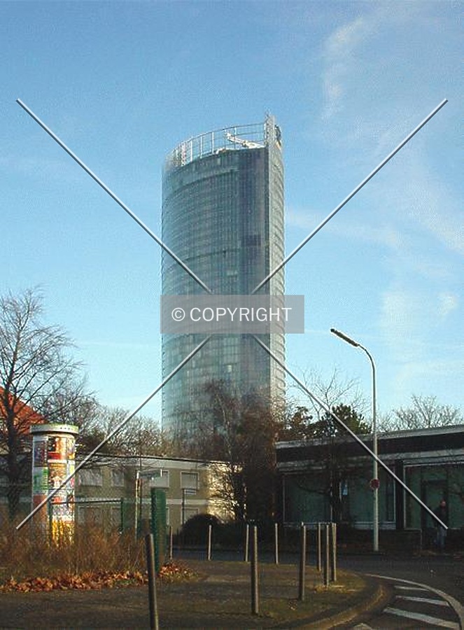 As seen from a nearby tower