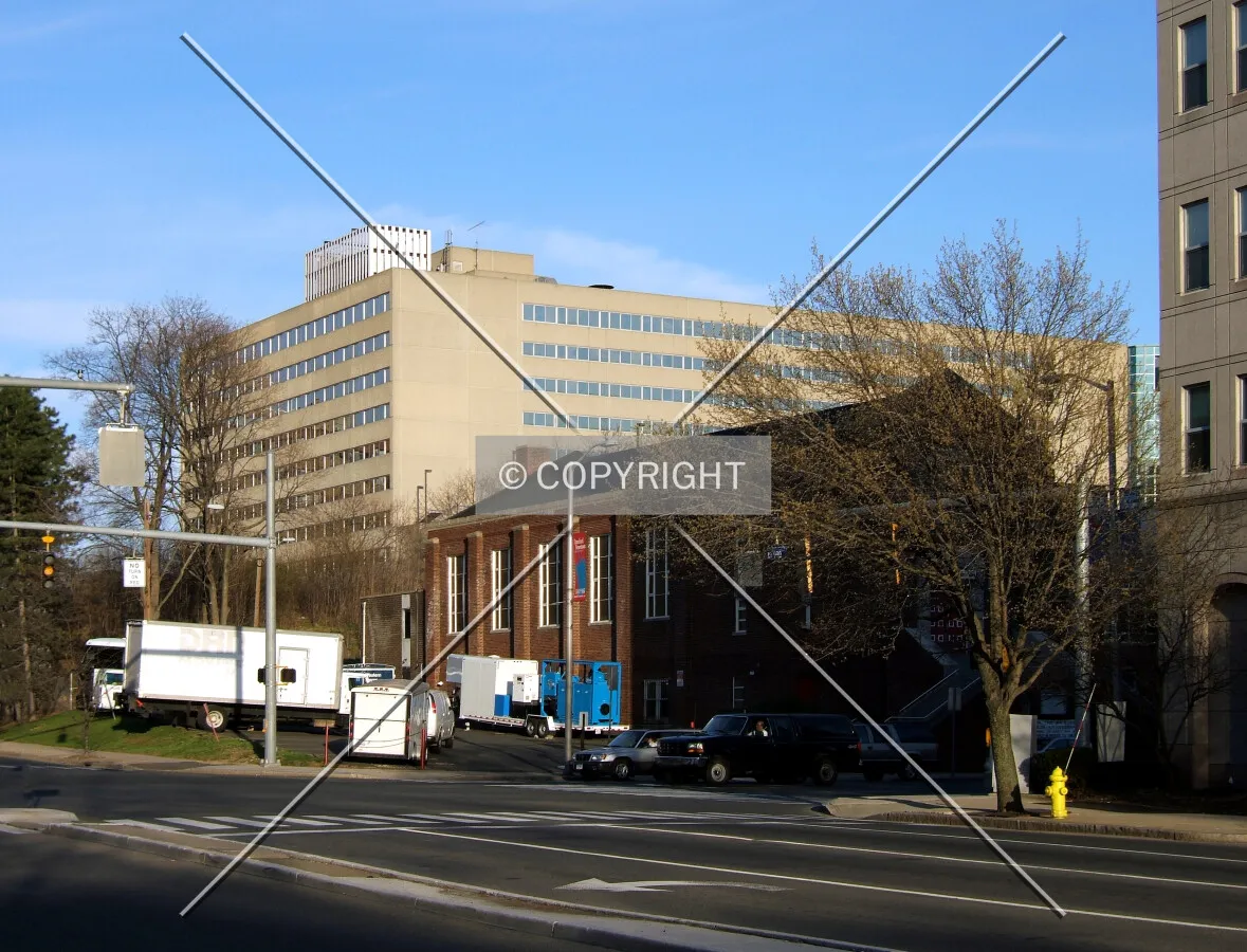 View from the northwest on Broad Street