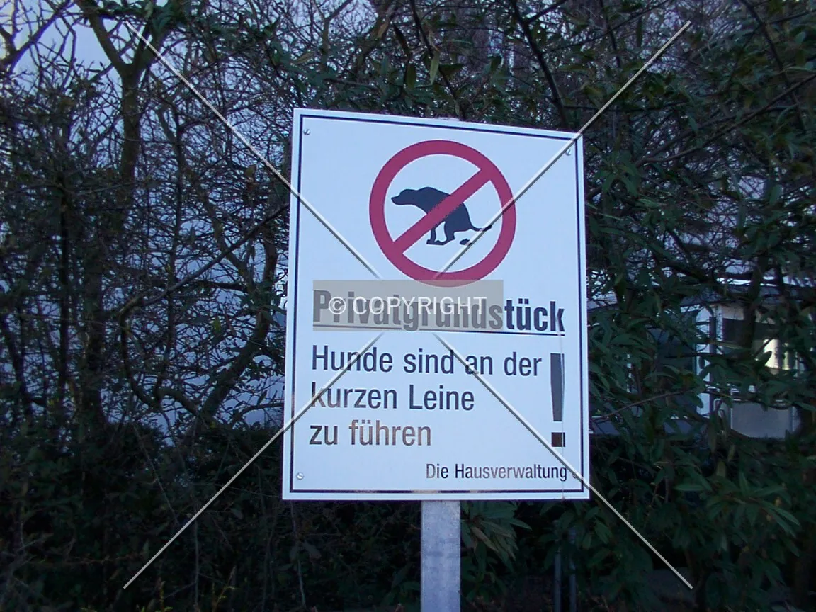 Sign outside
