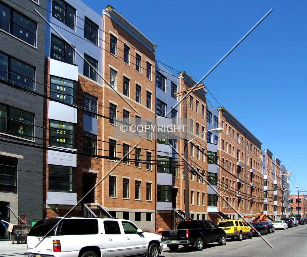 View from the south along Madison Street
